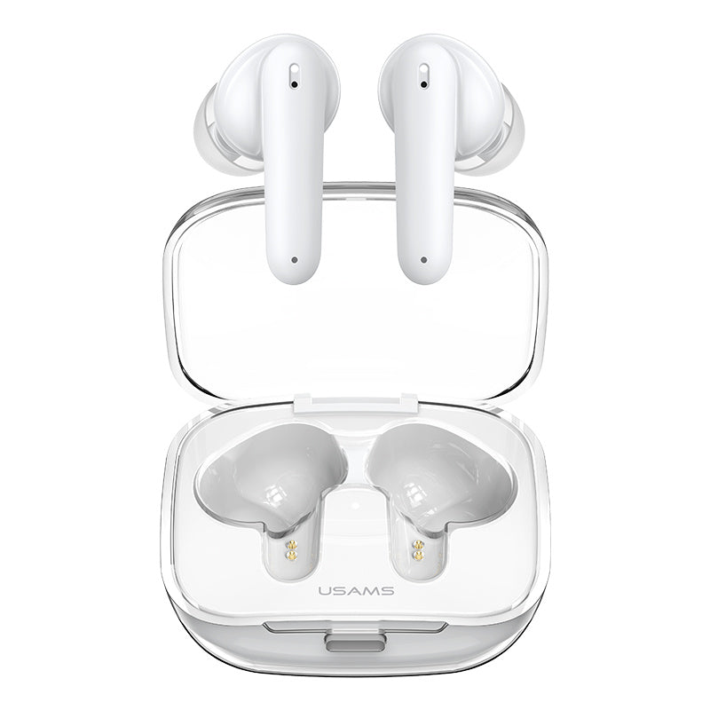 USAMS BE16 BE Series Transparent TWS Headset Wireless Bluetooth 5.3 Earbuds Lightweight In-Ear Headphones USAMS BE16 BE Series Transparent TWS Headset Wireless Bluetooth 5.3 Earbuds Lightweight In-Ear Headphones